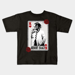 Vintage Card Gregory Isaacs Kids T-Shirt